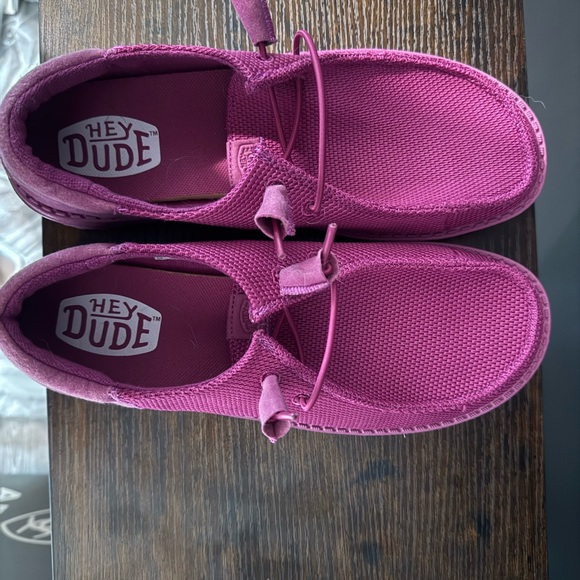 Hey Dude Plum Slip-On Shoes - Picture 2 of 4